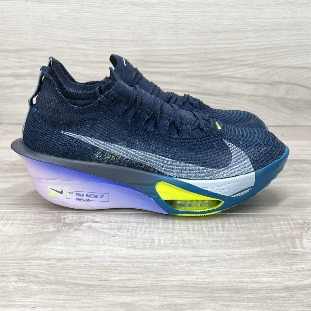Nike Air Zoom Alphafly PRM NEXT% 3 Mens Sz 9 Obsidian Persian Violet FD8311-401